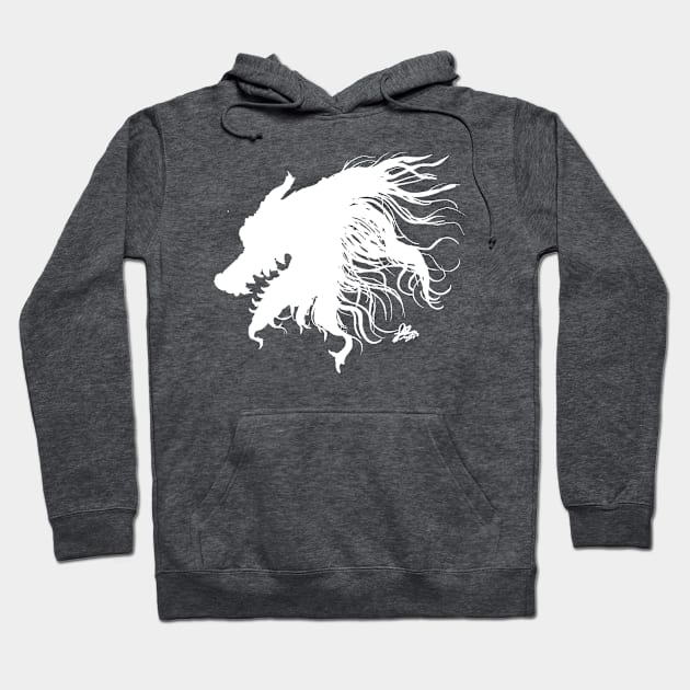 Shadow Hound Inverted Hoodie by bubblypumpkin